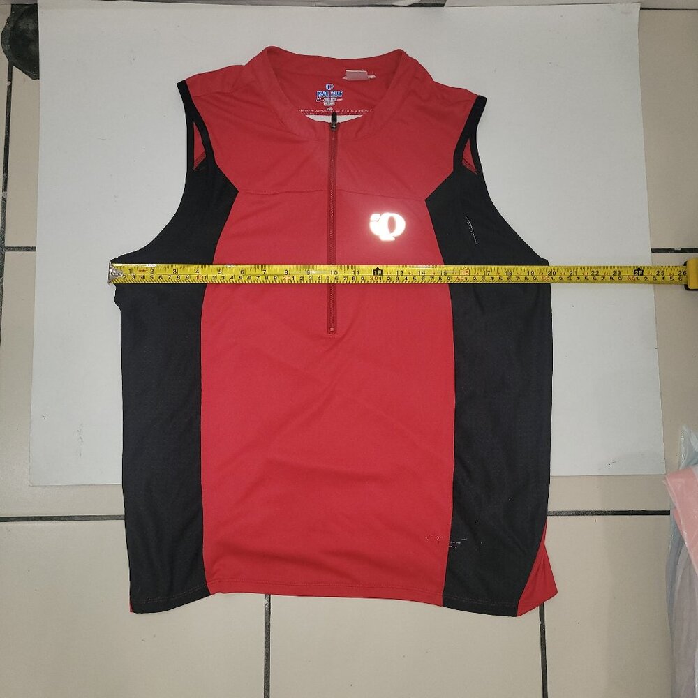 Pearl Izumi Men's Red/Black Large Sleeveless Cycling Jersey